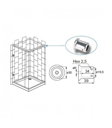 Fixation de départ droit technique