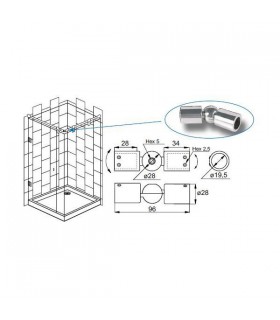 Raccord orientable technique Raccord orientable technique