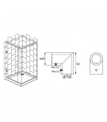 Raccord 90° technique