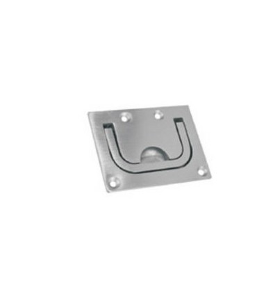 Poignée affleurante en inox massif