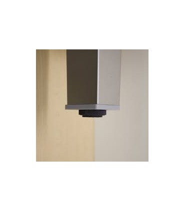 Pied de table carré coniqe inox 7050 par Caspim