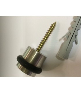 Butée de porte en inox série Band-O Ø 20 mm Butée de porte en inox série Band-O Ø 20 mm