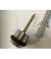 Butée de porte en inox série Band-O Ø 20 mm Butée de porte en inox série Band-O Ø 20 mm
