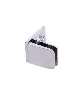 Charnière ouverte série Square pour porte de vitrine en verre Charnière ouverte série Square pour porte de vitrine en verre