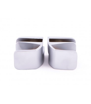 Paire de poignée série Square chrome mat