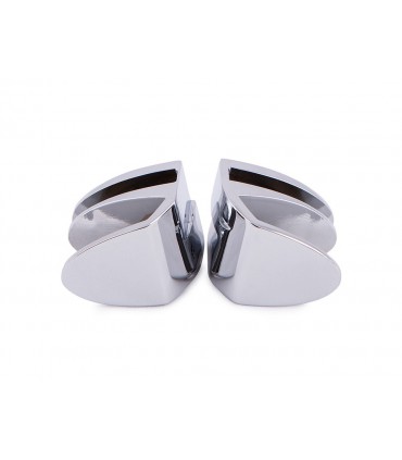 Paire de poignée série Badge chrome brillant