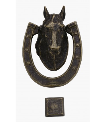 Heurtoir marteau de porte tête de cheval