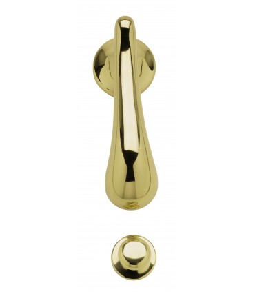 Heurtoir marteau de porte Paris laiton poli