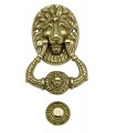 Heurtoir marteau de porte d'entrée tête de Lion Naples