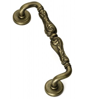 Poignée déportée en laiton massif ligne Liberty finition bronze yester