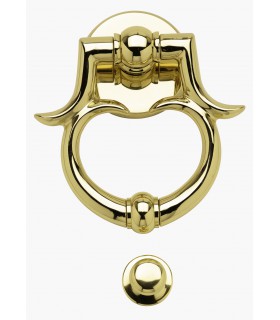 Heurtoir marteau de porte en laiton massif série Baroque Heurtoir marteau de porte en laiton massif série Baroque
