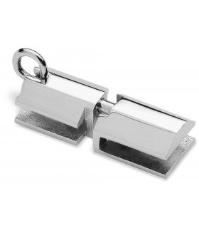 Loqueteau cavalier avec gâche en inox 