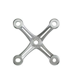 Spider inox quatre branches Astra A entraxe 150 mm Spider inox quatre branches Astra A entraxe 150 mm