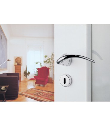 Poignée de porte SINN avec rosace clé L