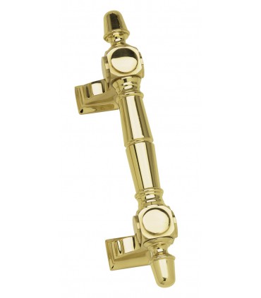 Poignée fixe forme contrecoudée en laiton série Impérial