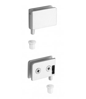 Charnière 37/24 pour porte vitrée 6 mm CF0305P/C0 par Confalonieri Charnière 37/24 pour porte vitrée 6 mm CF0305P/C0 par Confalonieri