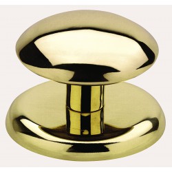 Poignée bouton de porte en laiton massif série Naples
