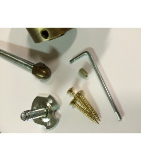 Fixation pour montage traversant ou en applique