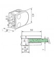 Pince a verre pour tube - modèle 20 - inox aisi 316 Pince a verre pour tube - modèle 20 - inox aisi 316