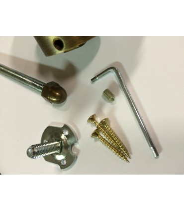 Fixation pour montage traversant ou en applique