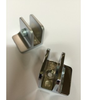 Pince fixe pour verre d'épaisseur 4 à 8 mm Pince fixe pour verre d'épaisseur 4 à 8 mm