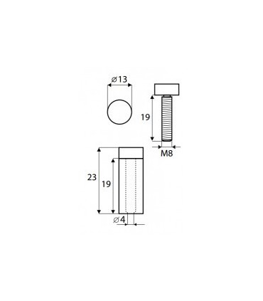 Entretoise Ø 13 x 19 mm