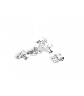 Pastille de fixation pour miroir d'épaisseur 4 mm