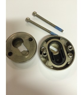 Rosace de protection ronde double en inox aisi 316 Rosace de protection ronde double en inox aisi 316