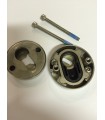 Rosace de protection ronde double en inox aisi 316 Rosace de protection ronde double en inox aisi 316