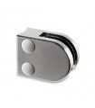 Pince a verre pour tube - modèle 20 - Zamak effet inox brossé Pince a verre pour tube - modèle 20 - Zamak effet inox brossé