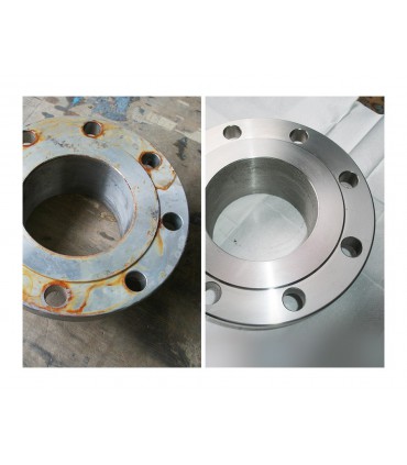 Protection inox INNOPROTECT B580 sur pièce mécanique