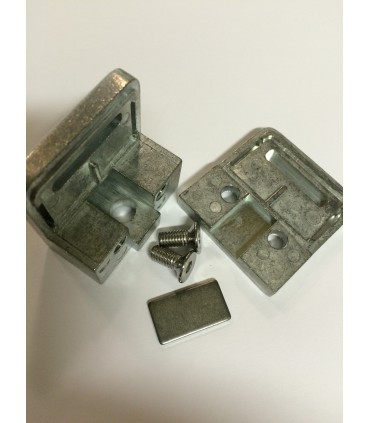 Pince a verre à talon plat - modèle Square - Zamak brut