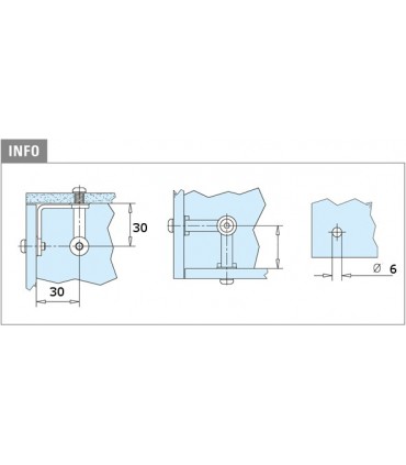 Connecteur économique triple à 90° montage