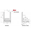 Profil aluminium avec parclose de 30 x 21 x 30 mm série Profix 2130 Profil aluminium avec parclose de 30 x 21 x 30 mm série Profix 2130