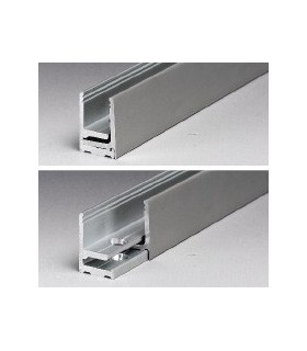 Profil aluminium de 40 x 20 x 40 mm - IGS Déco