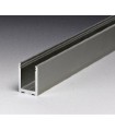 Profil aluminium en U de 30 x 21 x 30 mm série Profix 1630