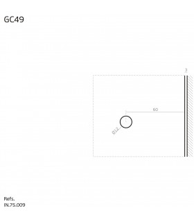 Charnière inox verre / verre