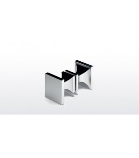 Paire de poignée bouton carré série MT771 pour porte de douche en verre Paire de poignée bouton carré série MT771 pour porte de douche en verre