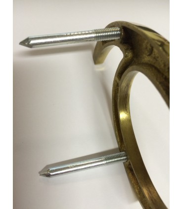 Chiffre découpé en Laiton poli verni hauteur 100 mm