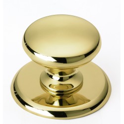 Poignée bouton de porte en laiton massif série Ida