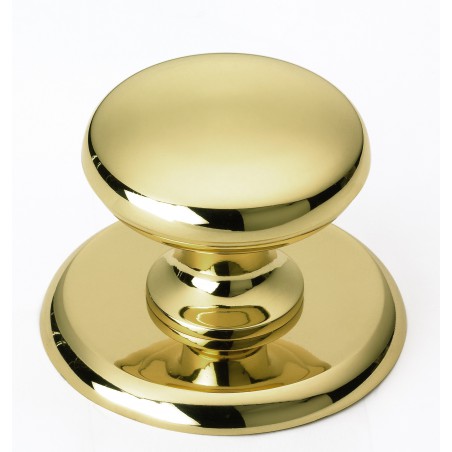 Poignée bouton de porte en laiton massif série Ida