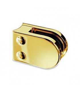 Pince à verre pour tube - modèle 22 - Zamak doré brillant Pince à verre pour tube - modèle 22 - Zamak doré brillant