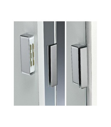 Aimant avec carter pour porte en verre