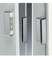 Aimant avec carter pour porte en verre  Aimant avec carter pour porte en verre