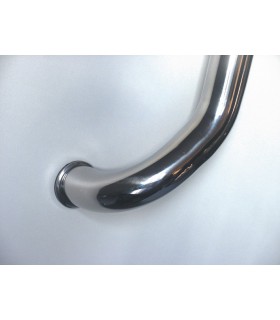 Paire de poignée Style 10 inox brossé mat