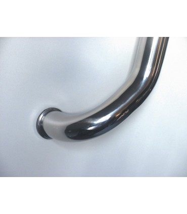 Paire de poignée Style 10 inox brossé mat