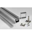 Kit poteau raidisseur sol / plafond montage central Kit poteau raidisseur sol / plafond montage central