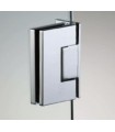 Charnière latérale HD Square pour porte de douche en verre 6/8 mm