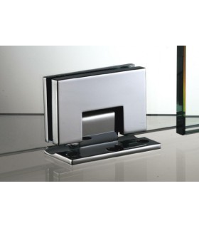 Charnière latérale HD Square pour porte en verre 6/8 mm Charnière latérale HD Square pour porte en verre 6/8 mm