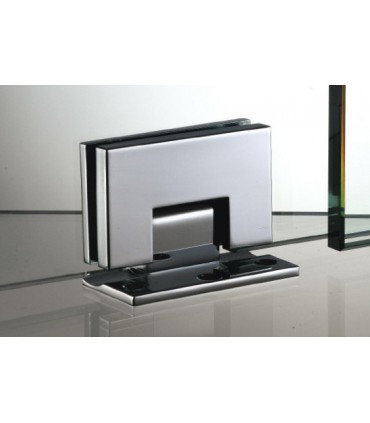 Charnière latérale HD Square pour porte en verre 6/8 mm